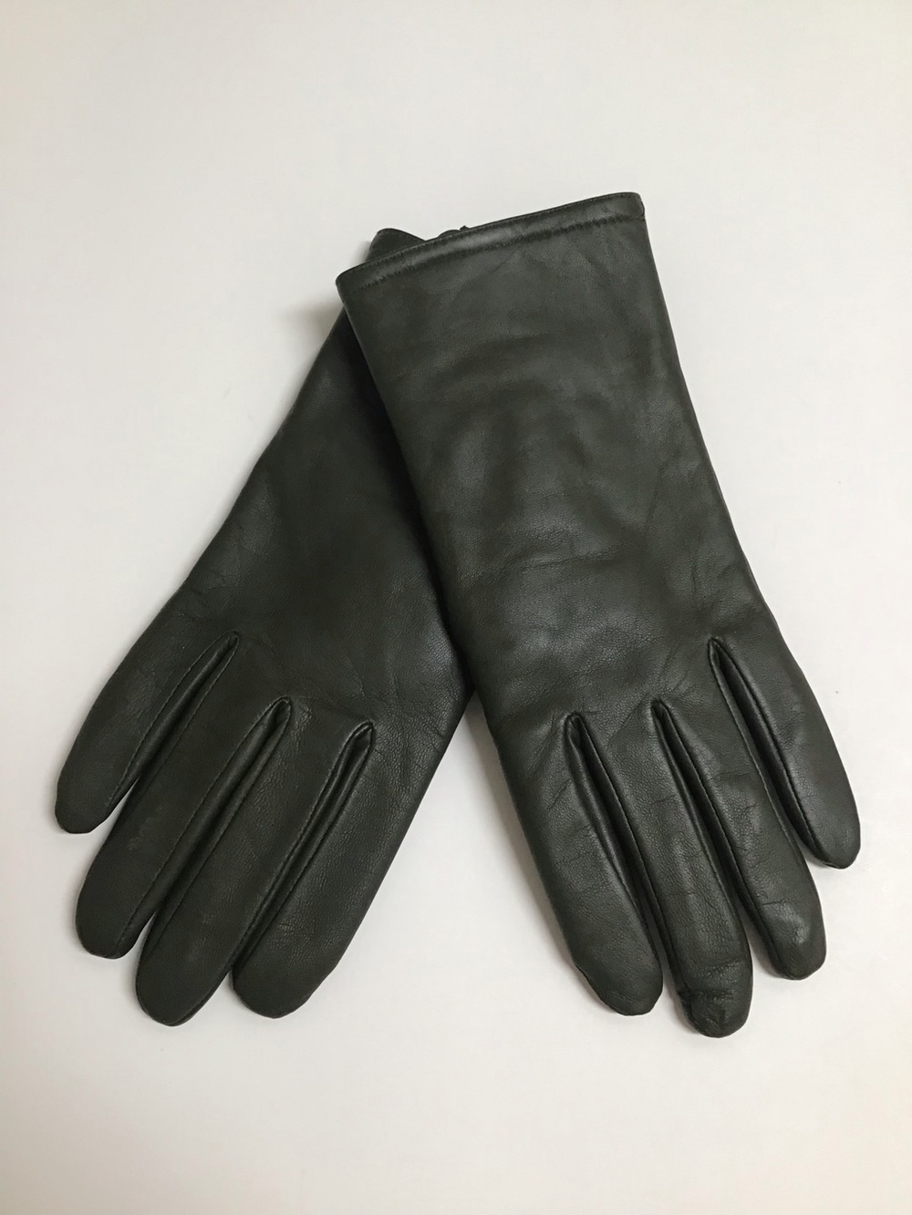 Thinsulate Green Leather Gloves Women XL Green 3M Insulated SOFT Classic Tag NEW - Picture 3 of 10